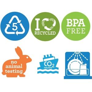 Preserve Reusable Plates Apple Green - 7'' inches, 10 Dishes.